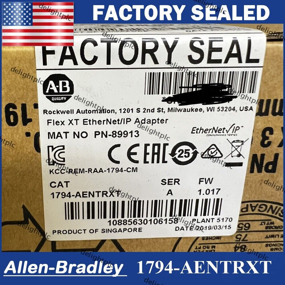 Sealed AB 1794-AENTRXT Ser A Flexlogix EtherNet IP Adapter New - FLEXLOGIX