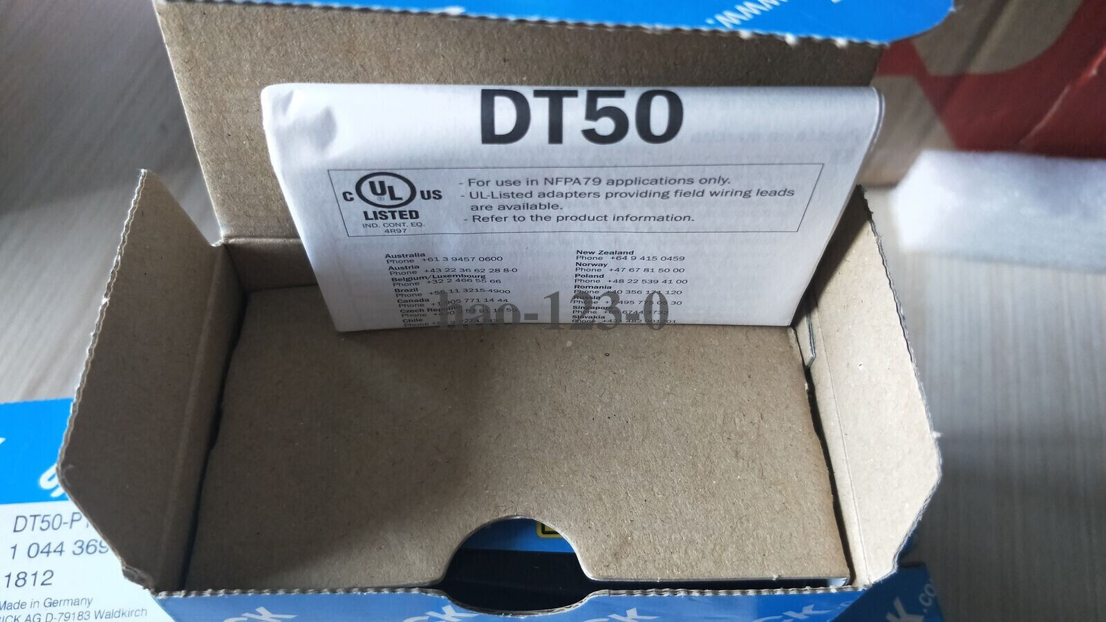 DT50-P1113 SICK Laser Sensor – Complete Package - SICK