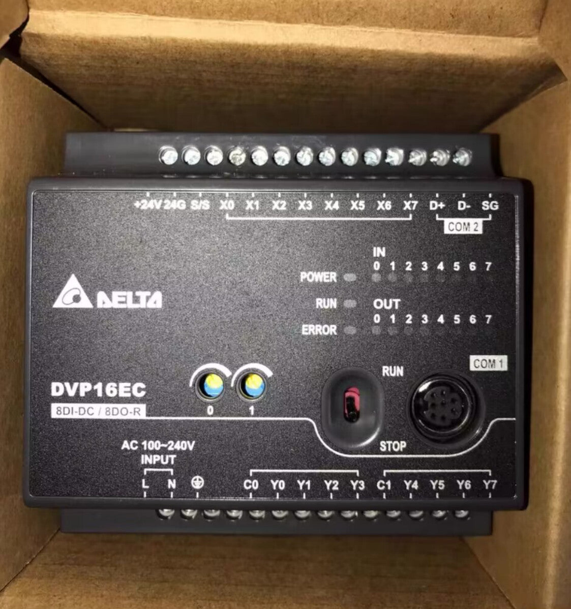 1PC Delta DVP16EC00R3 CPU Module In Box