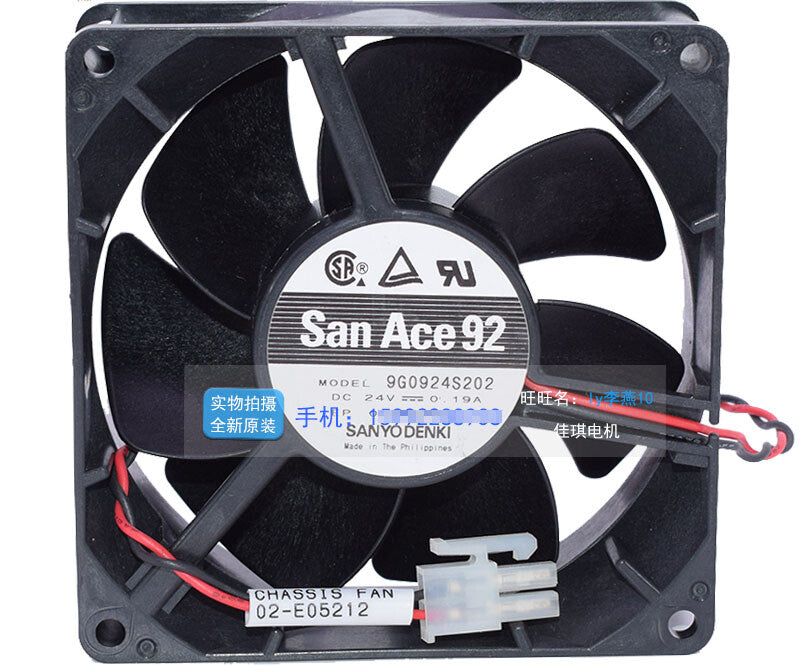 1pcs SANYO 9G0924S202 9032 24V 0.19A inverter server fan