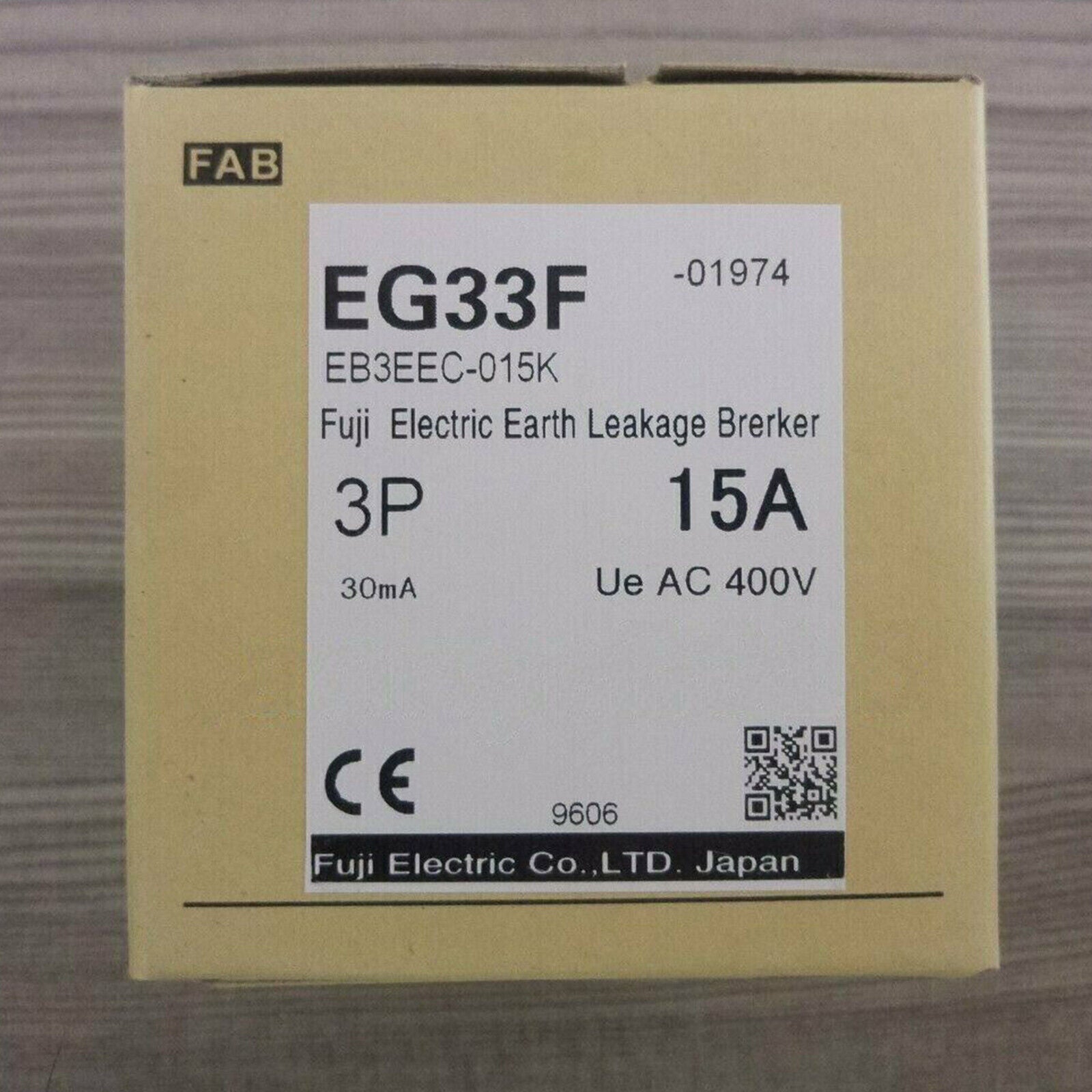 new One FUJI EG33F 3P 15A In Box - FUJI