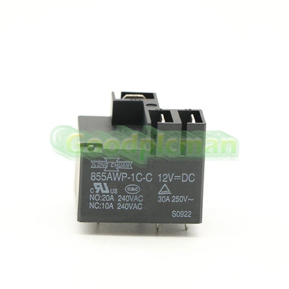 10PCS SONG CHUAN 855AWP-1C-C 12VDC Power Relay 12VDC 5Pin 20A 240VAC