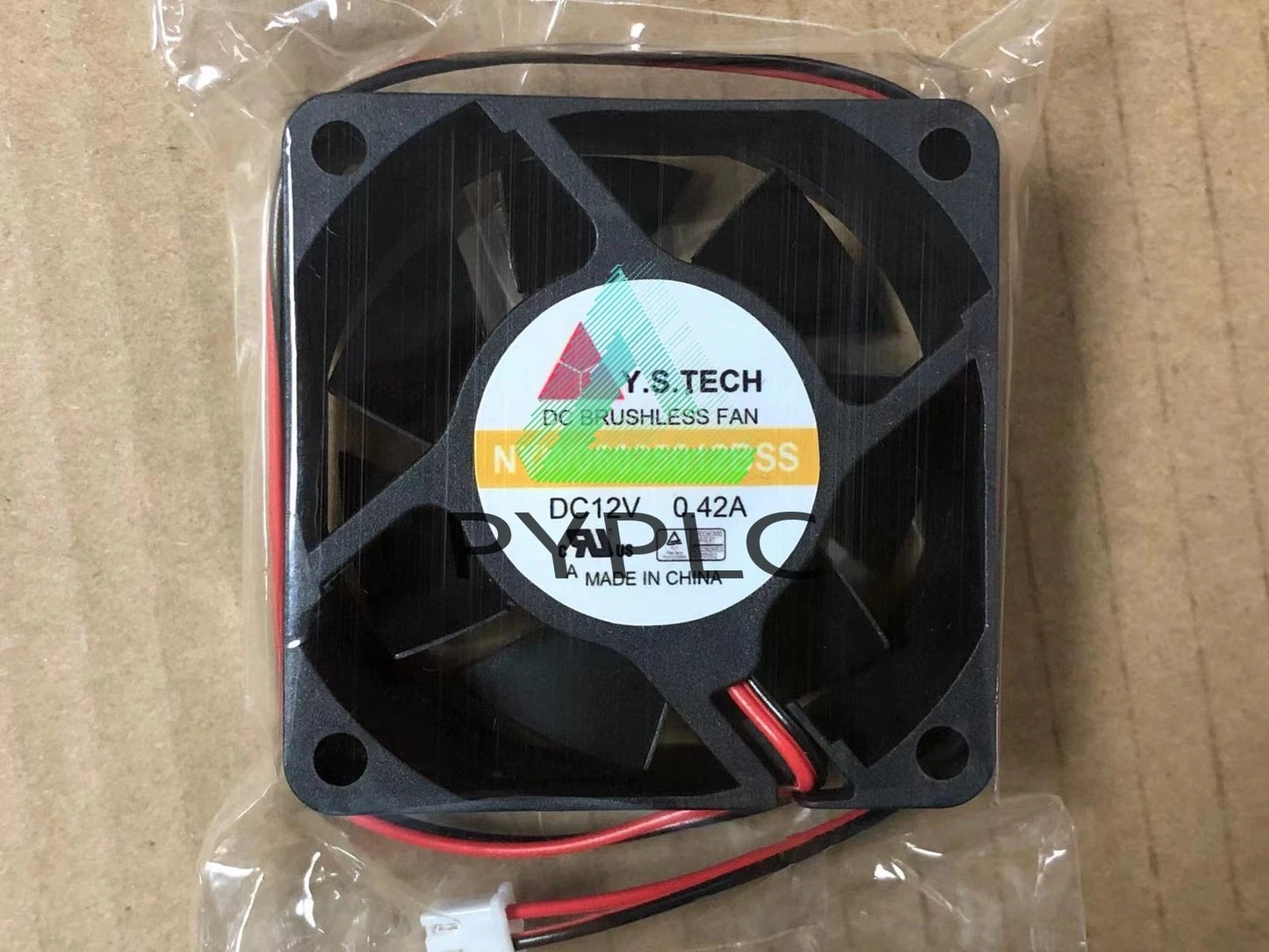 For Y.S.TECH 6025 NYW06025012BSS DC12V 0.42A 6CM 2pin cooling fan~