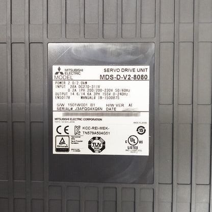 new One Mitsubishi MDS-D-V2-8080 Servo Drive MDSDV28080 ping - MITSUBISHI