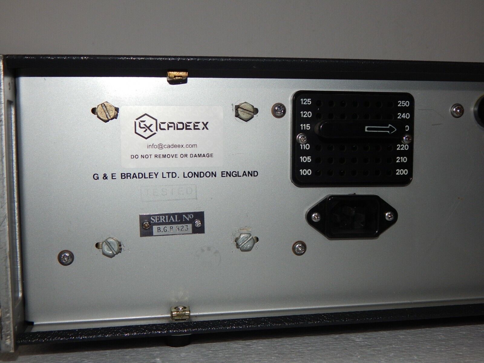 Used Bradley Electronics Oscilloscope Calibrator Type 192 - BRADLEY