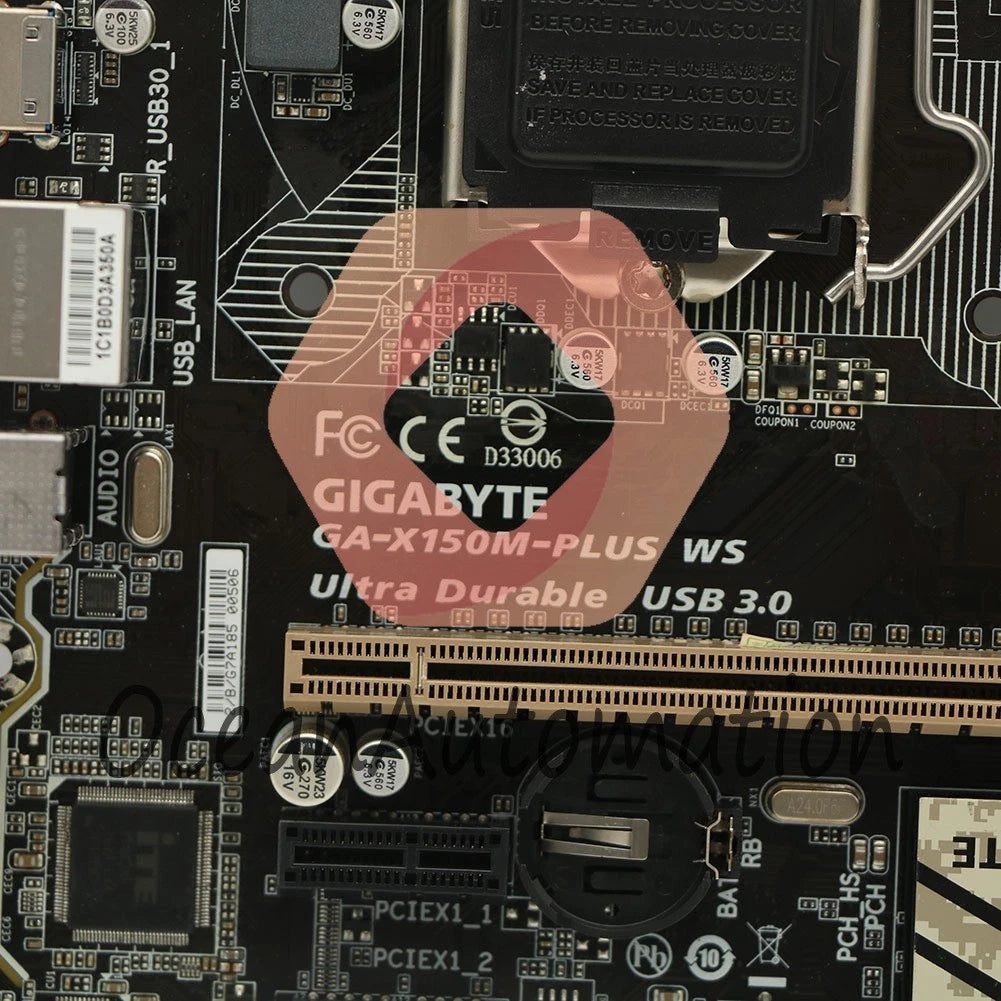 Gigabyte GA-X150M-PLUS WS LGA 1151 Socket Intel C232 DDR4 Motherboard