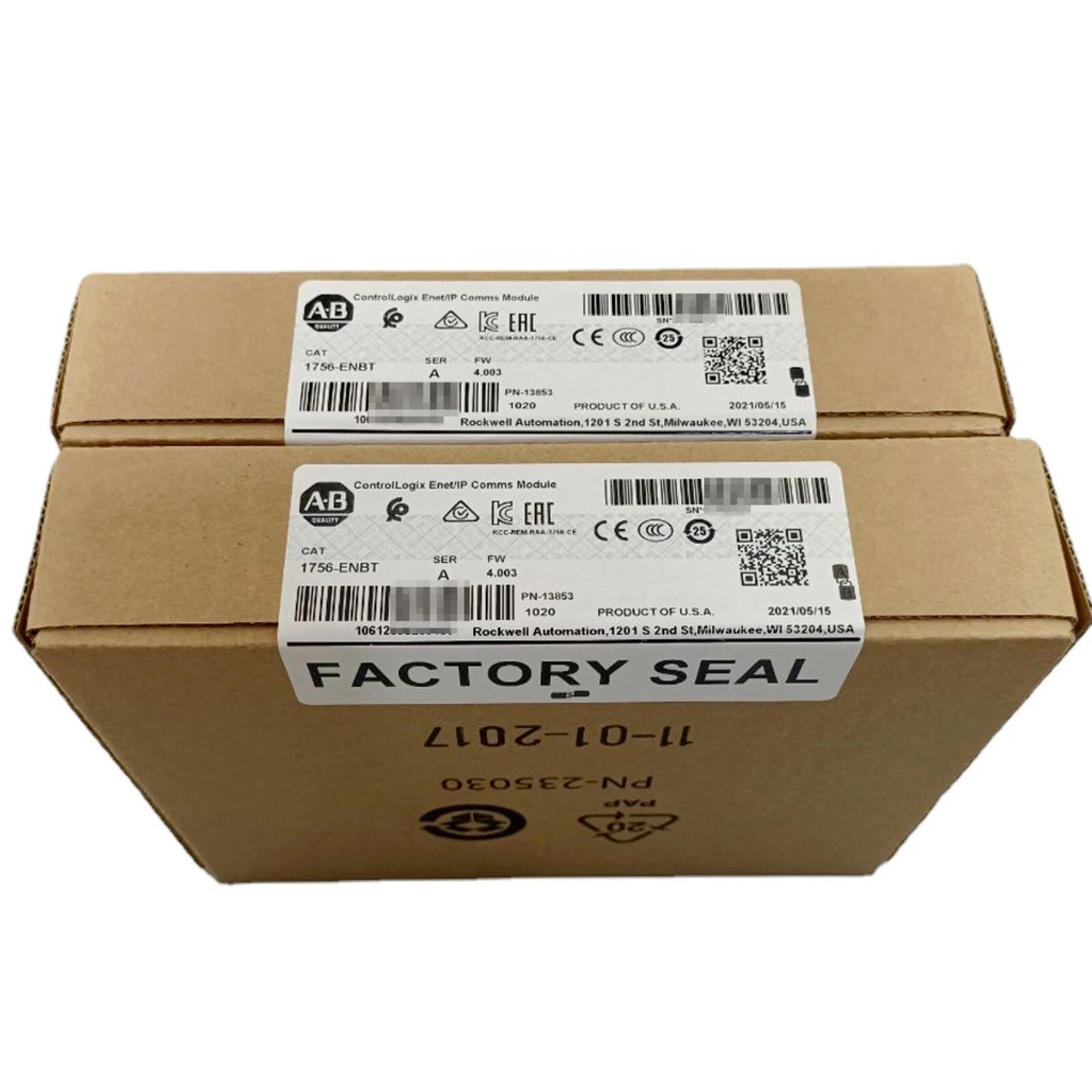 Factory Sealed AB 1756-ENBT SER A EtherNet/IP ControlLogix Module 1756ENBT