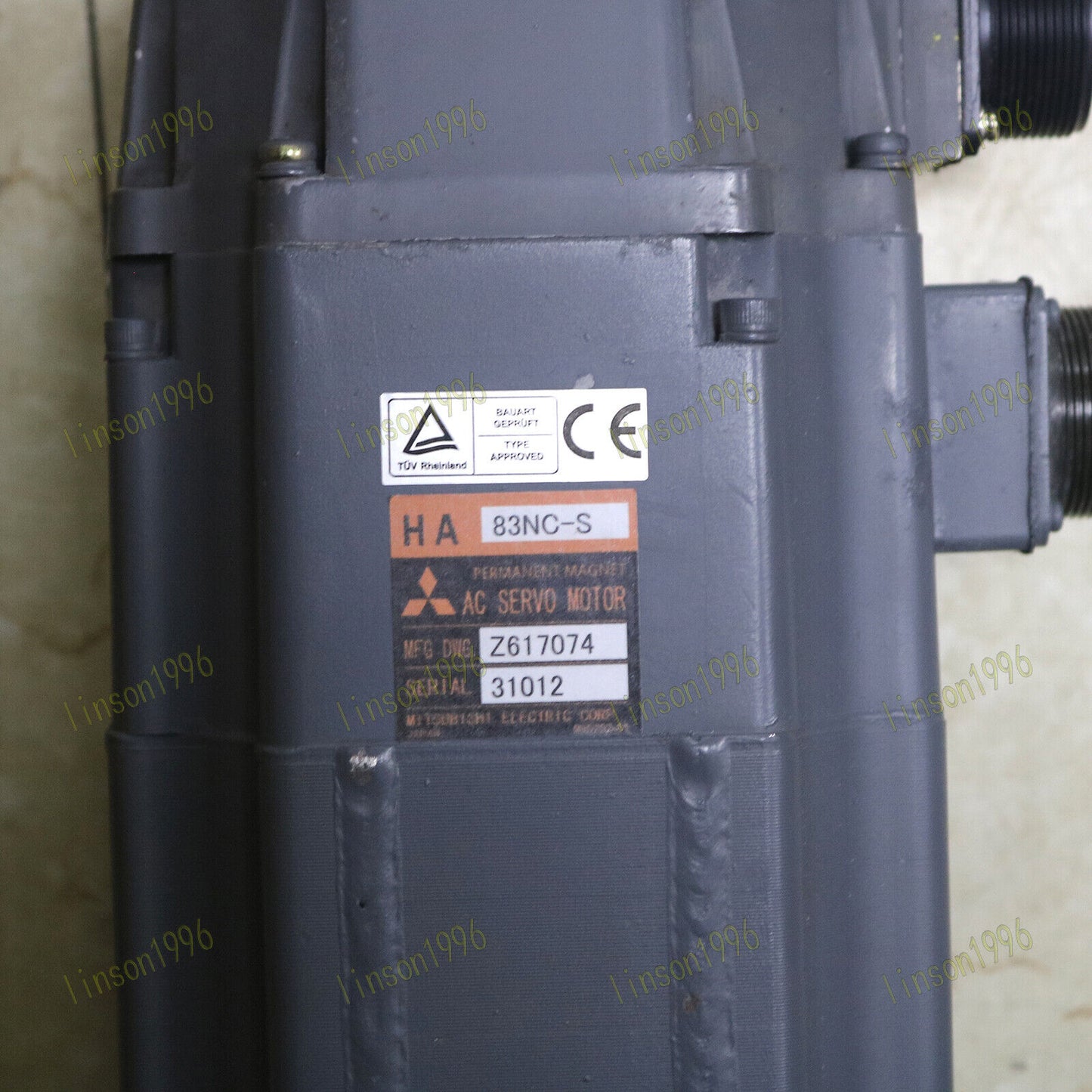 Mitsubishi HA83NC-S Servo Motor Used - MITSUBISHI