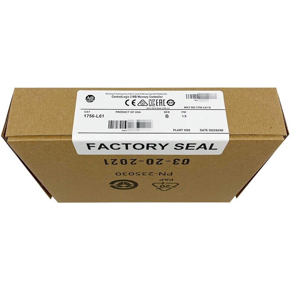 New Sealed 1756L61 Processor 2MB - CONTROLLOGIX