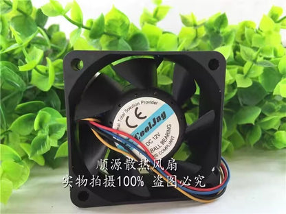 Delta AFC0612D 12V 0.60A 60*60*25MM 4-Pin PWM Cooling Fan