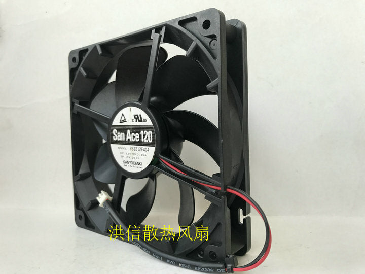 1pcs San Ace120 12025 9S1212F404 DC12V 0.19A 12CM Silent Cooling Fan 2pin
