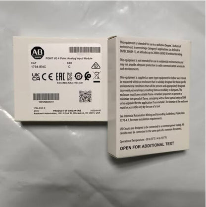 AB 1734-IE4C 4 Point Analog Input Module New Factory Sealed - KOEED