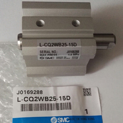 New SMC L-CQ2WB25-15D Slide Cylinder - SMC