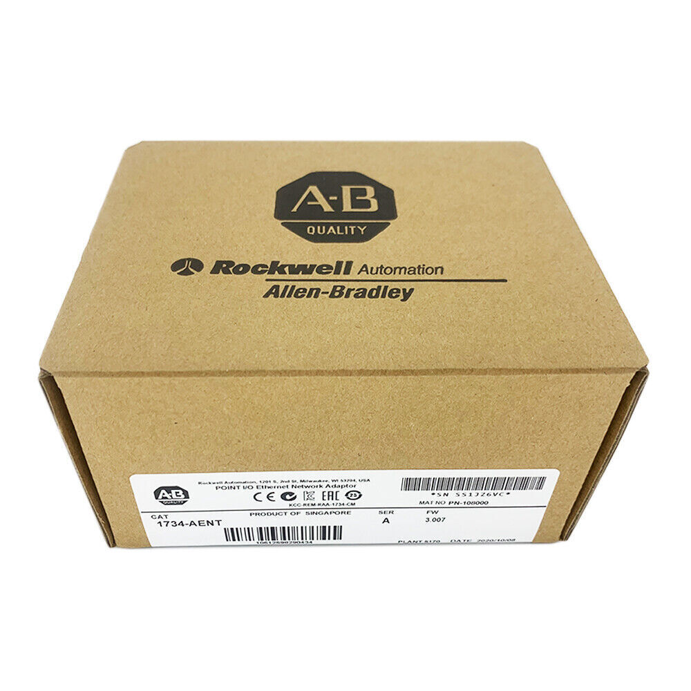 New Sealed Allen-Bradley 1734-AENT POINT Ethernet Network Adaptor - ALLEN-BRADLEY
