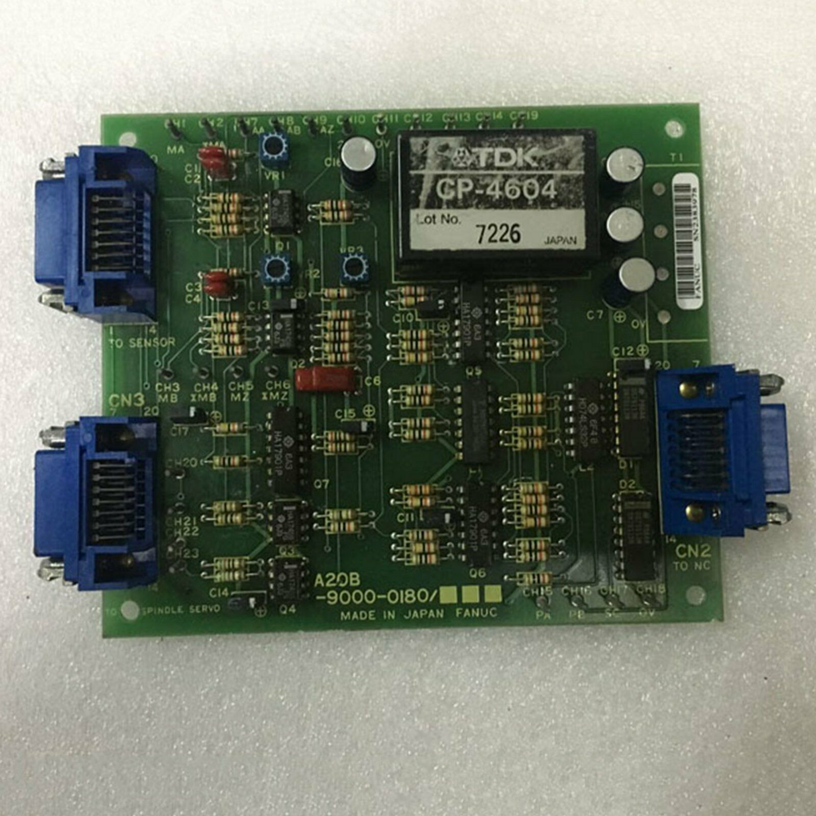 Used Fanuc A20B-9000-0180 System Board – Tested Good Condition - FANUC