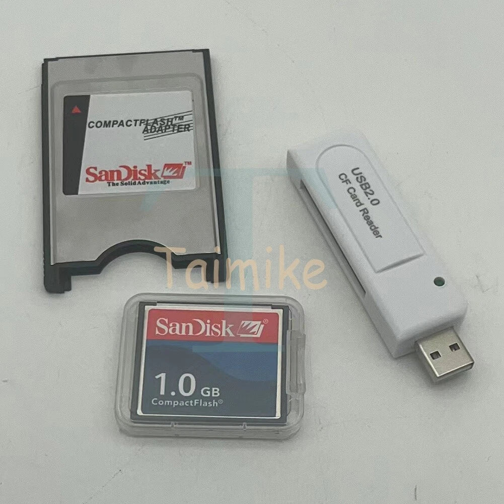 128MB/256/512/1G/2G CNC CF Compact Flash card+CF-PCMCIA Adapter+SSK reader FANUC