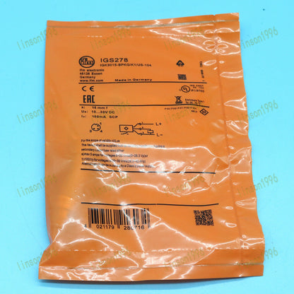 New ONE IGS278 IFM Proximity Switch - Inductance Sensor, Fast Delivery - ONE
