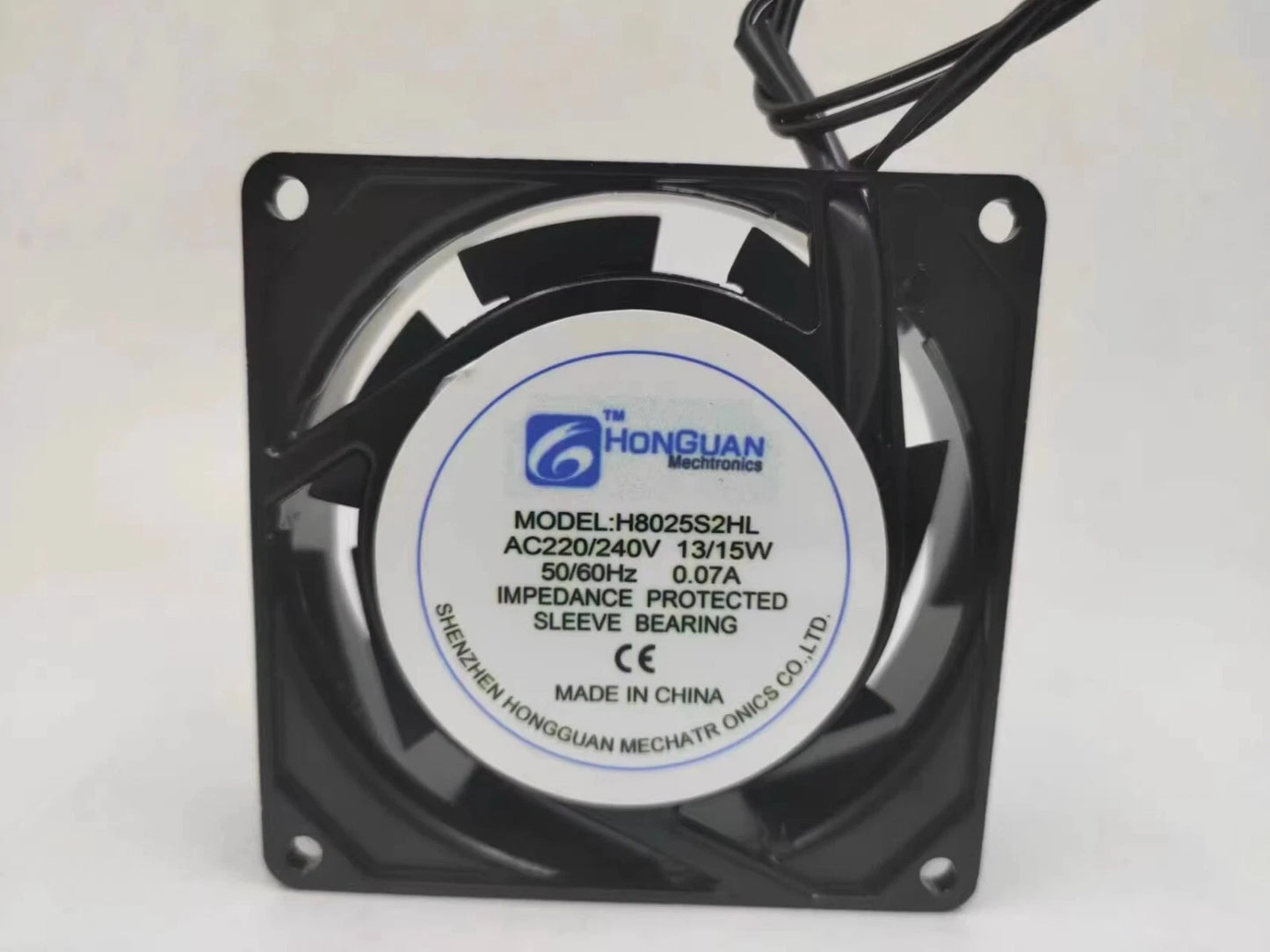 HONGUAN H8025S2HL 8025 AC220V/240V 13/15W 0.07A Cooling Fan
