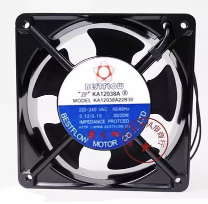 1PCS KA12038A22B30 12038 AC220V-240V 0.12A/0.10A 30/20W 12CM Cooling Fan