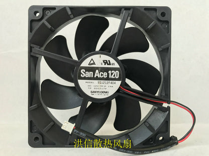 1pcs San Ace120 12025 9S1212F404 DC12V 0.19A 12CM Silent Cooling Fan 2pin