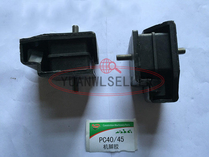 4PCS Engine Mounting Rubber Cushion Feet Bumper for Komatsu Excavator PC40 PC45 - KOMATSU