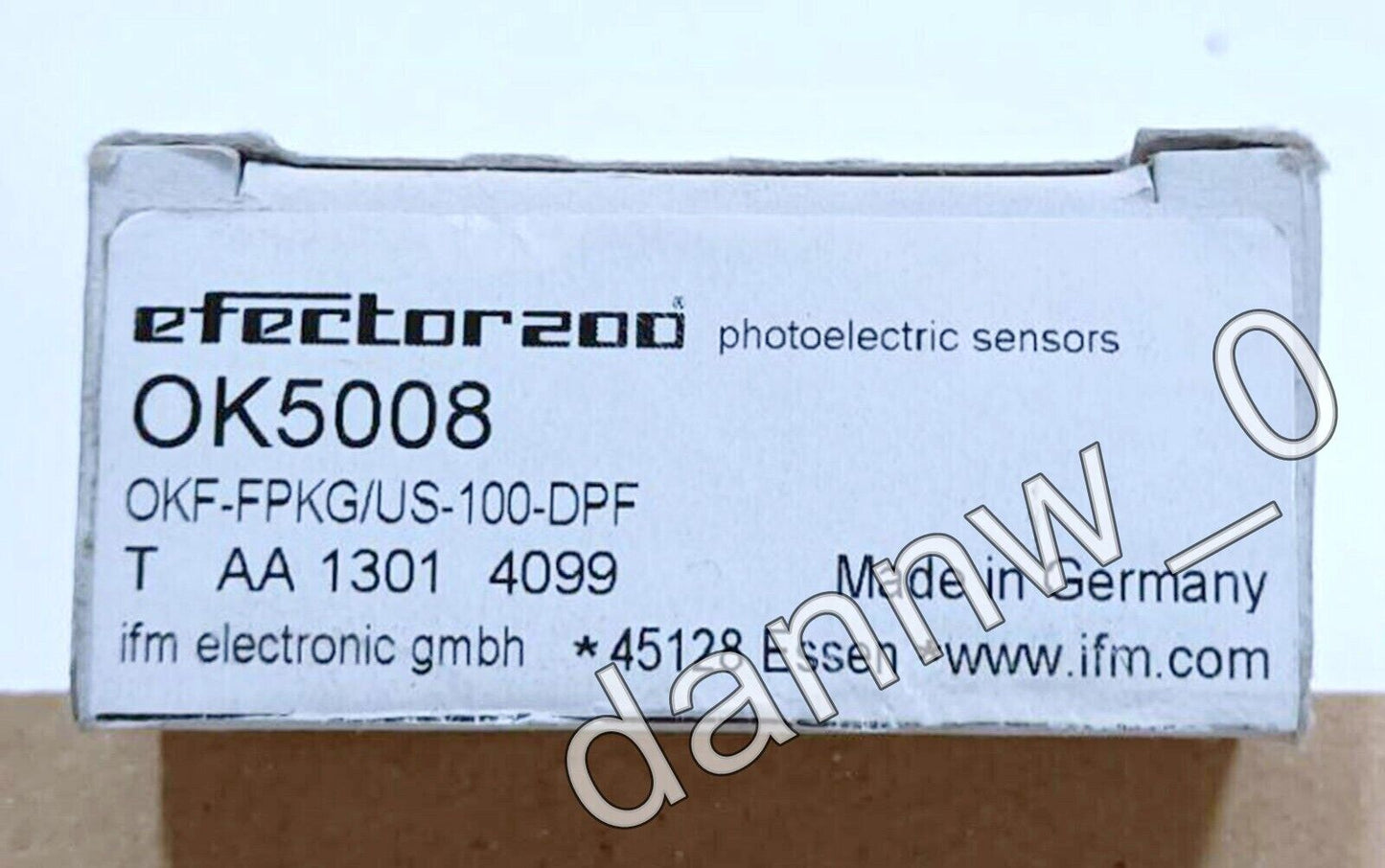 New 1-Piece Pressure Sensor IFM OK5008 in Box - IFM
