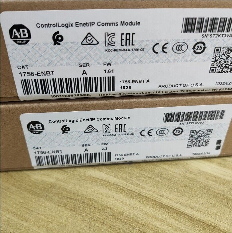 Allen-Bradley 1756ENBT ControlLogix Module - EtherNet/IP - ALLEN-BRADLEY