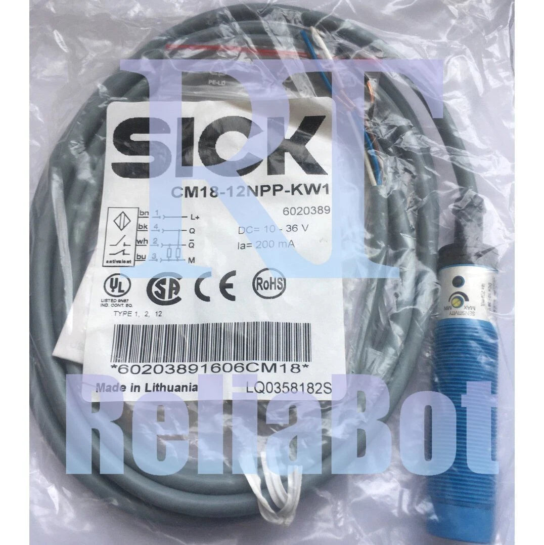 1PC Sick CM18-12NPP-KW1 Proximity Switch CM1812NPPKW1