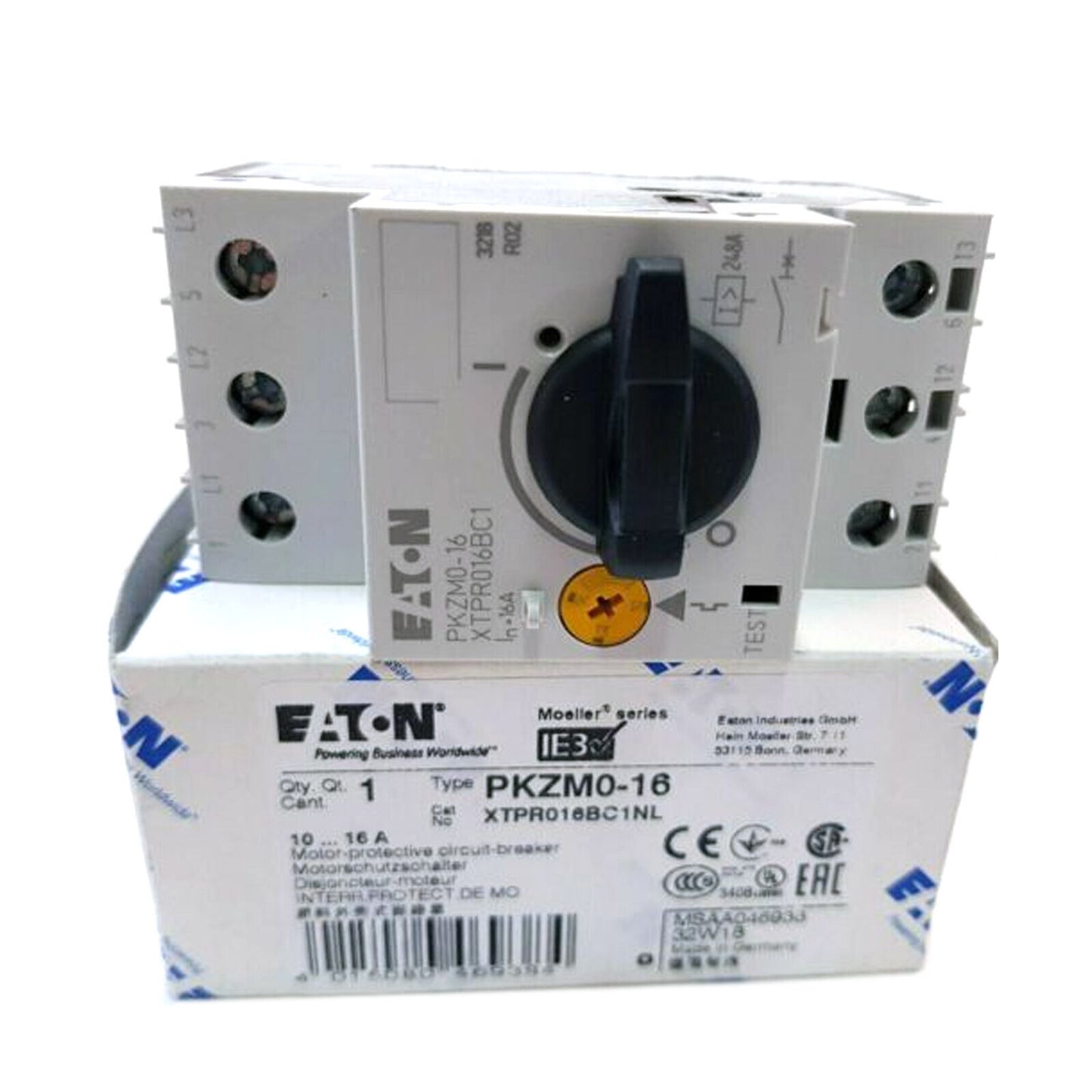 Eaton Eaton PKZM0-16 Breaker 3P, 10-16A - EATON