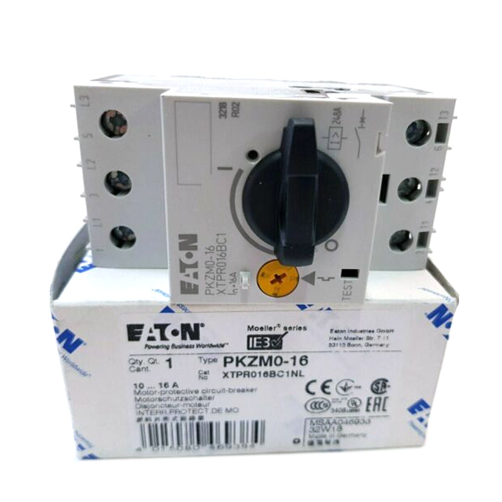 Eaton Eaton PKZM0-16 Breaker 3P, 10-16A - EATON