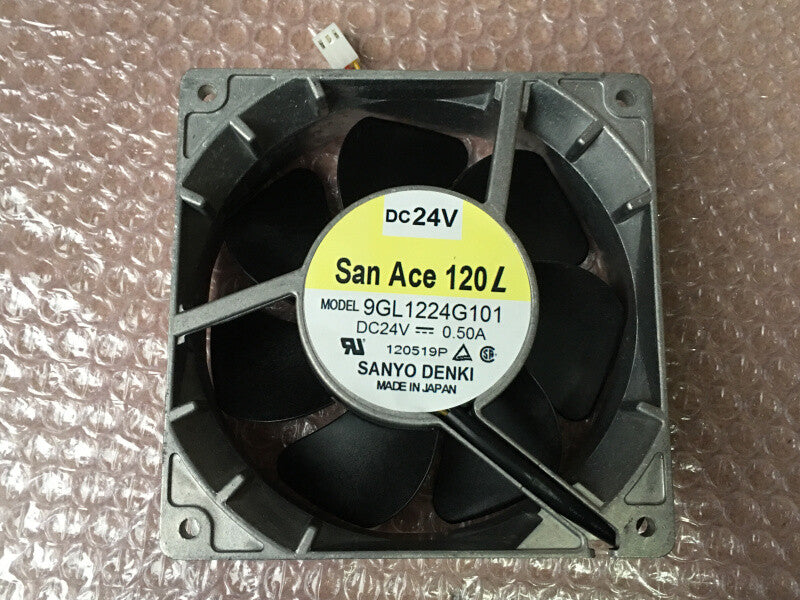 1pcs Sanyo 9GL1224G101 12038 24V 0.50A metal cooling fan 3pin