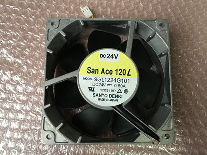 1pcs Sanyo 9GL1224G101 12038 24V 0.50A metal cooling fan 3pin