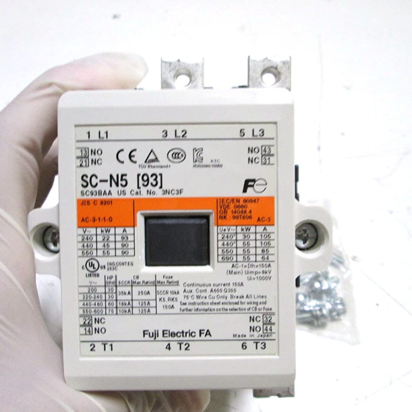 new FUJI SC-N5(93) Magnetic Contactor (110V) - FUJI
