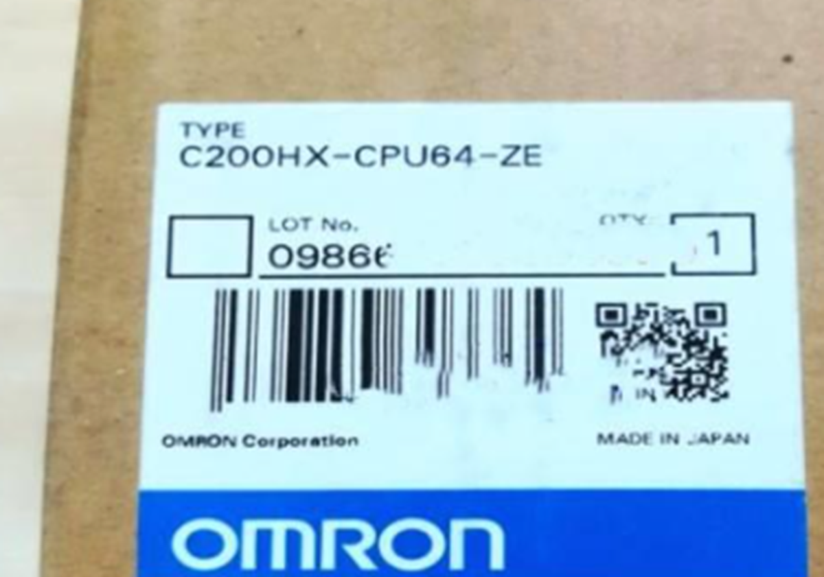 new OMRON C200HX-CPU64-ZE SAFETY RELAYS CPU PLC MODULE - OMRON