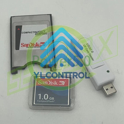 Reader FANUC 128MB/256/512/1G/2G CF Compact Flash Card+CF-PCMCIA Adapter+SSK~
