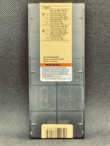 TNMG 432-PM 4325 / TNMG220408-PM 4325 CNC Carbide Inserts (10 pcs) Free Shipping