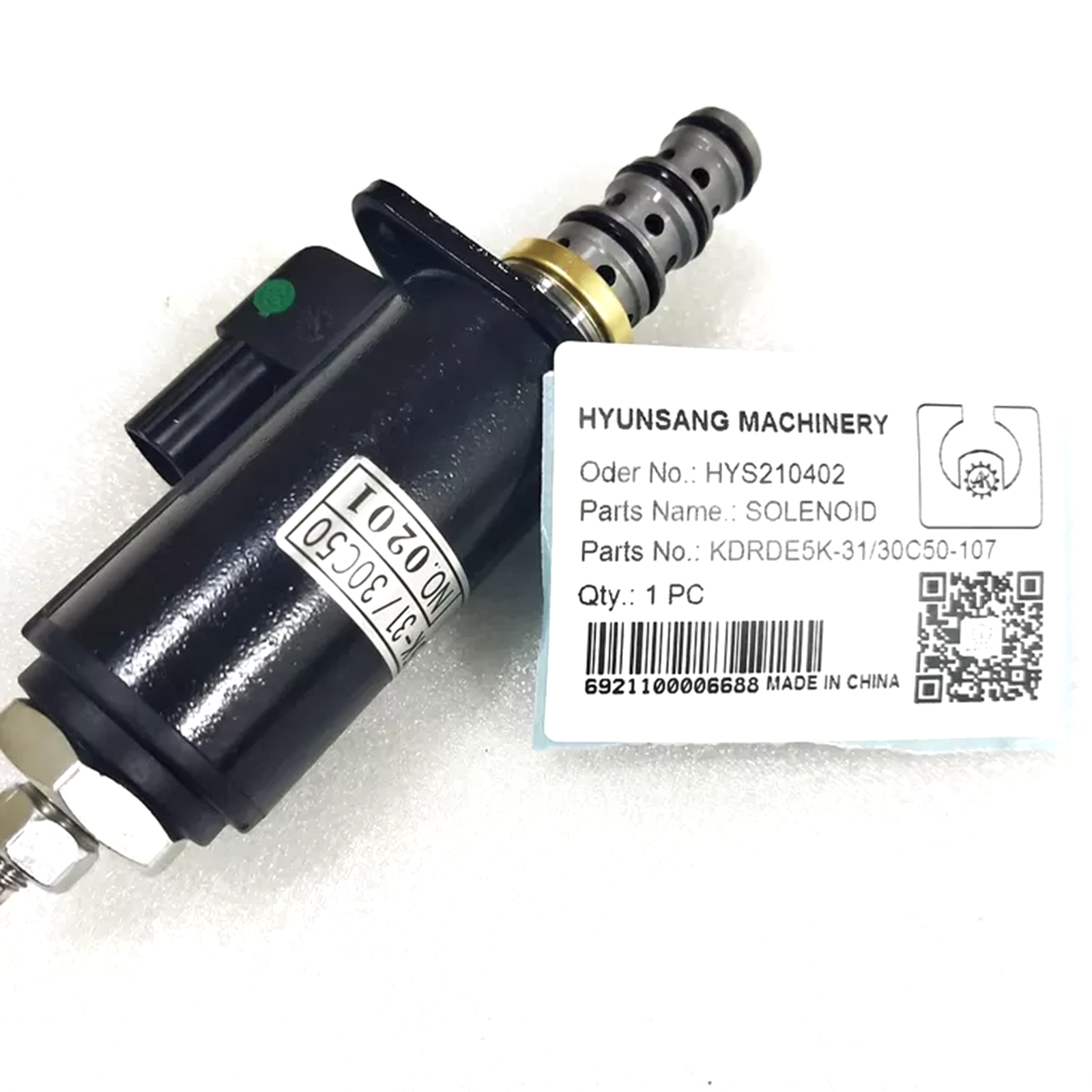 KOBELCO KDRDE5K-31-30C50 Solenoid Valve - KOBELCO