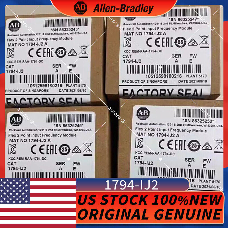 Factory Sealed AB 1794-IJ2 Series A Flex 2 Point Input Frequency Module - INFINERA