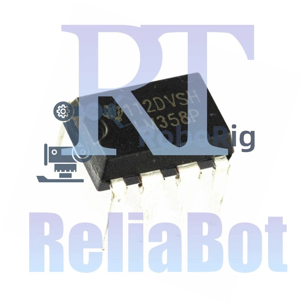 10PCS LM358 LM358P LM358N TI OPAMP DUAL 0-70DEG C 8-DIP