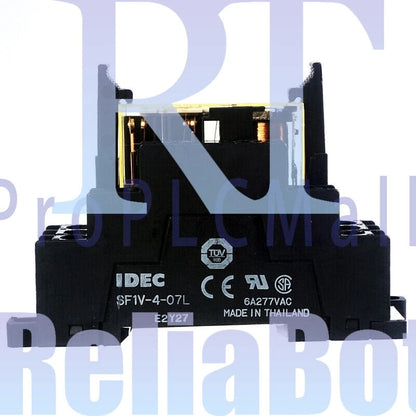 1Set RF1V-2A2BL-D24 24VDC with SF1V-4-07L 6A 277VAC Safety Relay~