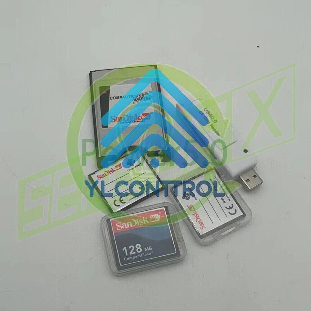 Reader FANUC 128MB/256/512/1G/2G CF Compact Flash Card+CF-PCMCIA Adapter+SSK~