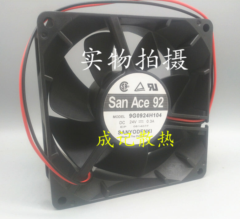 1pcs SANYO 9G0924H104 9038 24V 0.3A 9CM inverter fan