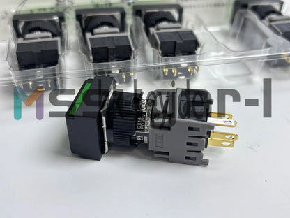 5PCS Green Pushbutton Command Switch 24VDC LED FUJI AH165-TLG11E3