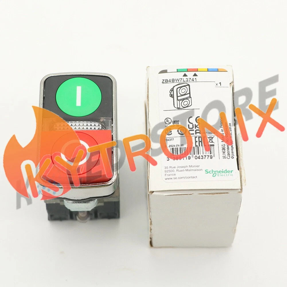 1pcs XB4BW73731B5 Green/Red Double Headed Industrial Switch