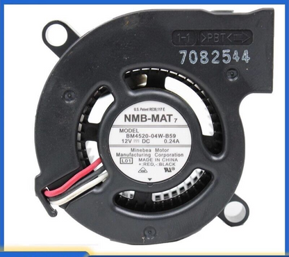 NMB-MAT BM4520-04W-B59 DC12V 0.24A 45x45x20mm 3-Wire Turbo Cooling Fan