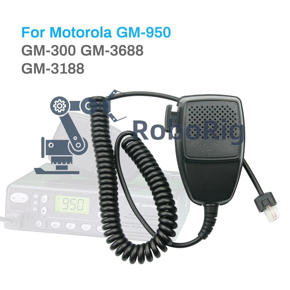 10PC 8pin HMN3596A Car Mobile Radio Speaker Mic for Motorola GM950 GM300 PRO5100
