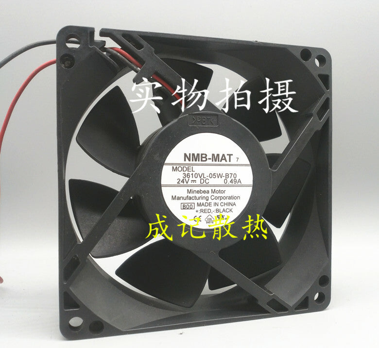1pcs NMB 3610VL-05W-B70 92X25MM 24V 0.49A inverter fan