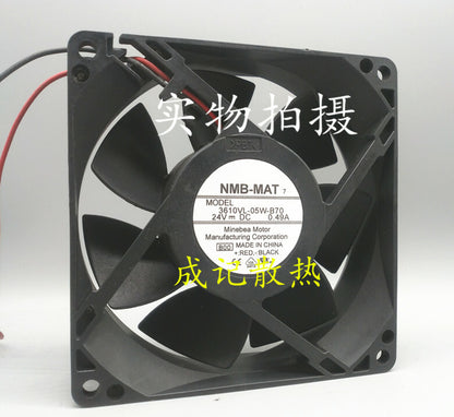 1pcs NMB 3610VL-05W-B70 92X25MM 24V 0.49A inverter fan