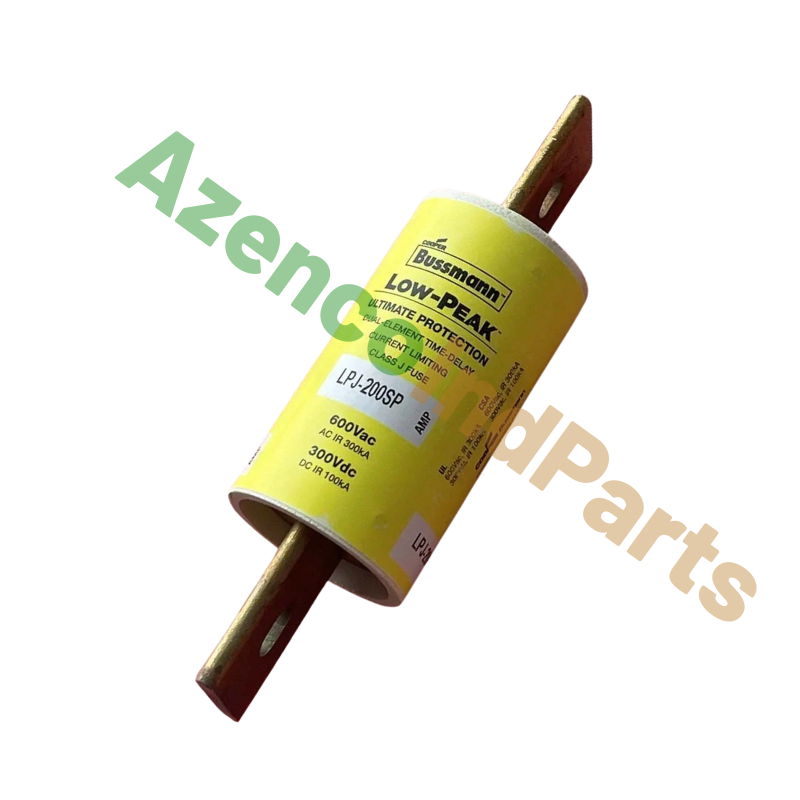 Compact 1PC BUSSMANN LPJ-200SP 200A 600VAC 300VDC Time Delay Fuse Fast for industrial & commercial use - BUSSMANN