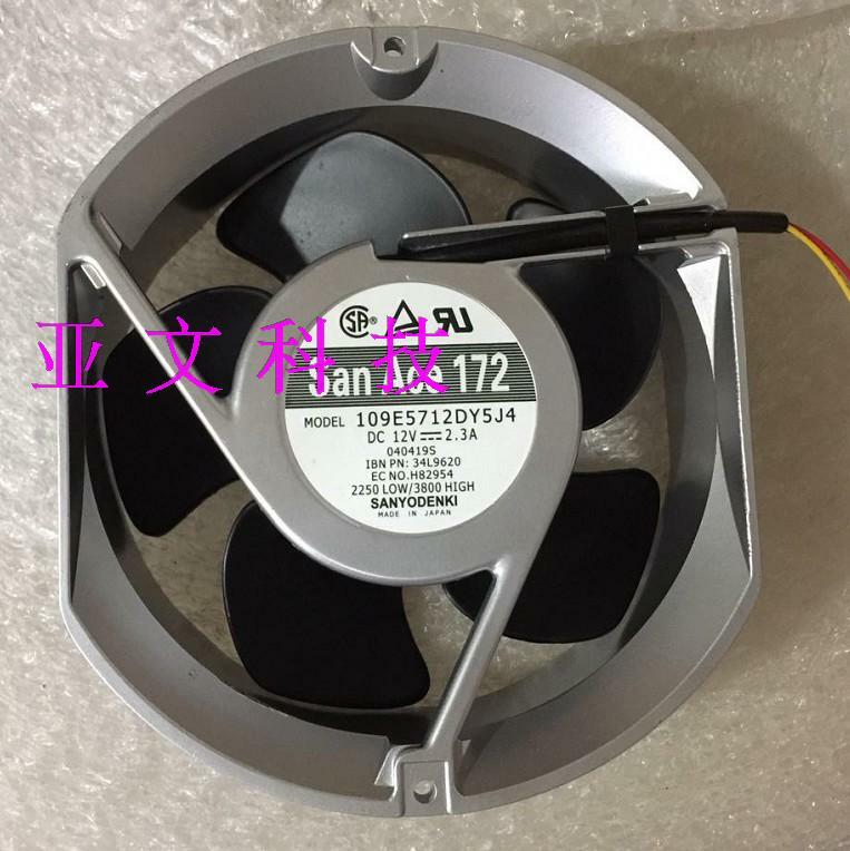 1pcs SANYO 109E5712DY5J4 DC12V 2.3A 172 * 150 * 51MM 17251 cooling fan